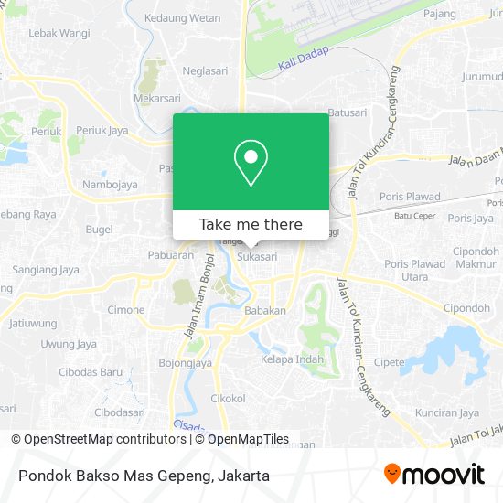 Pondok Bakso Mas Gepeng map