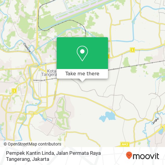 Pempek Kantin Linda, Jalan Permata Raya Tangerang map