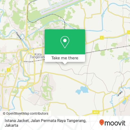 Istana Jacket, Jalan Permata Raya Tangerang map