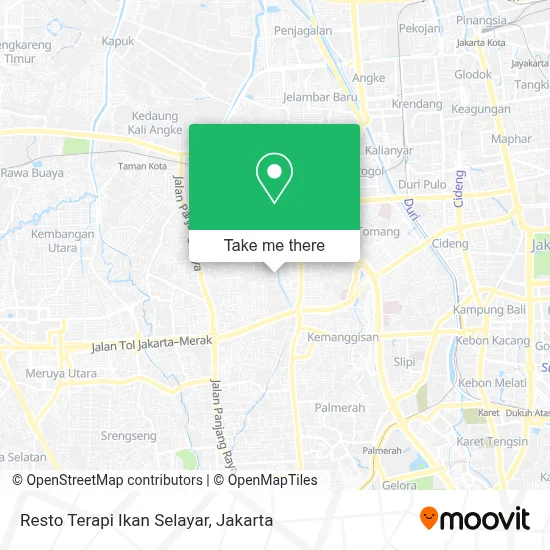 Resto Terapi Ikan Selayar map