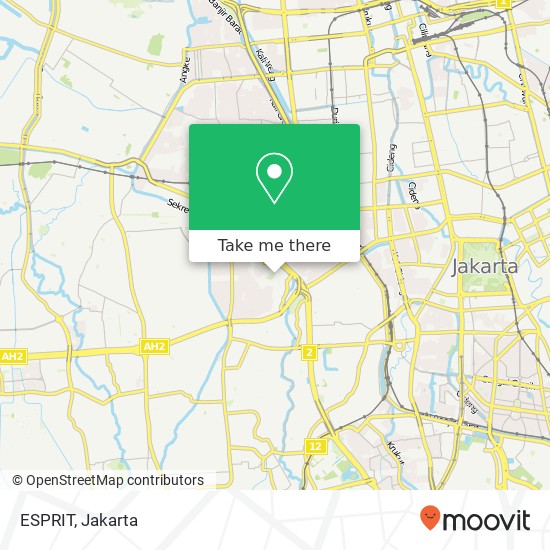 ESPRIT, Grogol Petamburan Jakarta Barat 11470 map