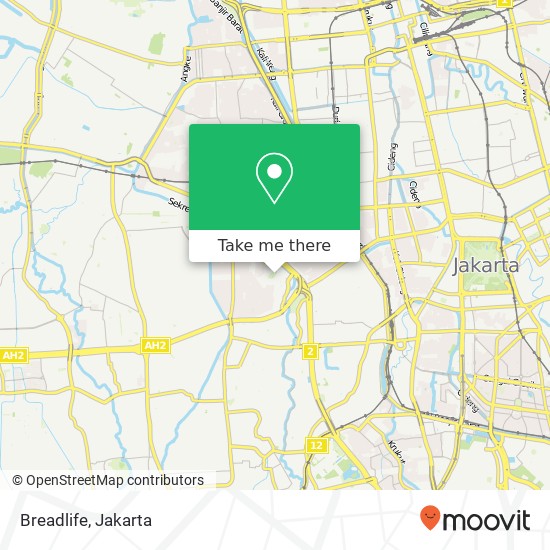 Breadlife, Grogol Petamburan Jakarta Barat 11470 map