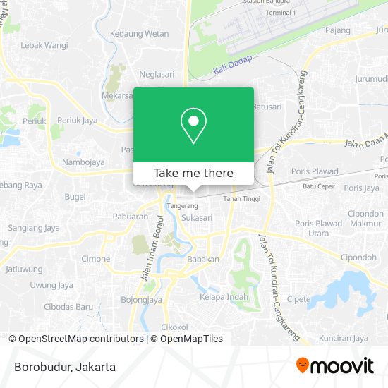 Borobudur map