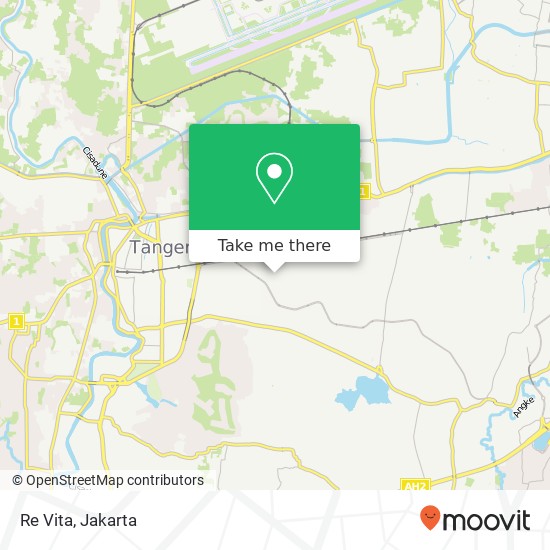 Re Vita, Jalan Permata Raya Tangerang map