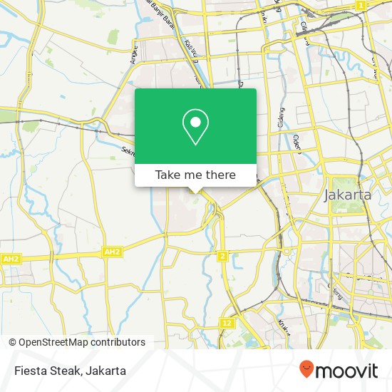 Fiesta Steak, Grogol Petamburan Jakarta 11470 map