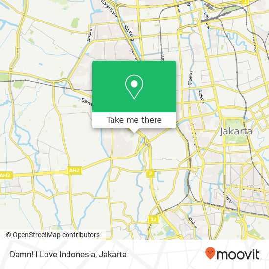 Damn! I Love Indonesia, Grogol Petamburan Jakarta Barat 11470 map