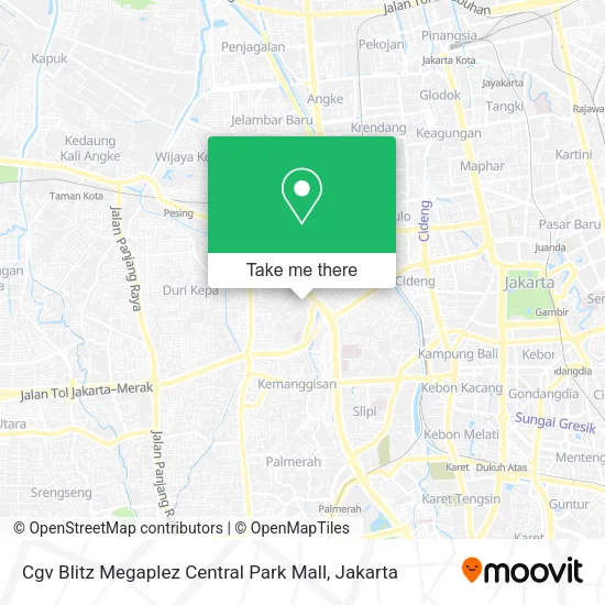 Cgv Blitz Megaplez Central Park Mall map