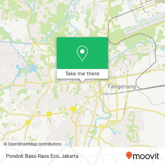 Pondok Baso Raos Eco, Jalan Muhammad Thoha Karawaci Tangerang 15112 map