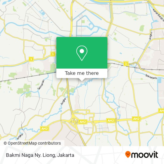 Bakmi Naga Ny. Liong map
