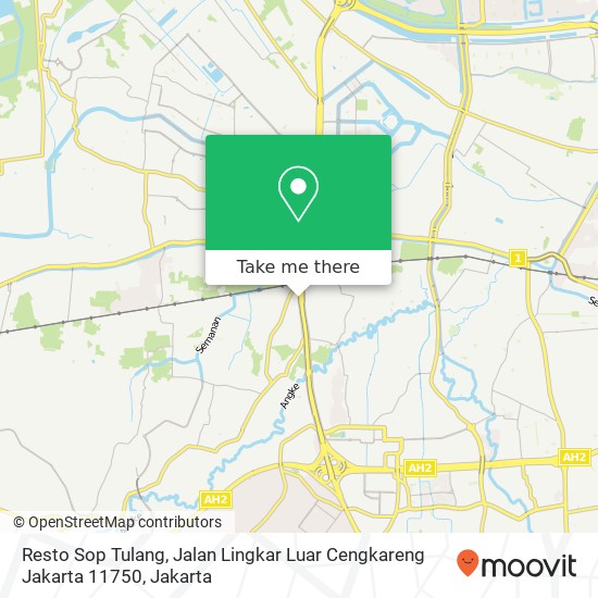 Resto Sop Tulang, Jalan Lingkar Luar Cengkareng Jakarta 11750 map