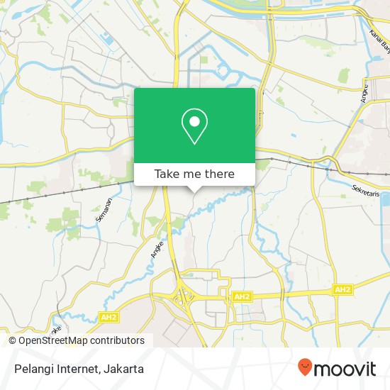 Pelangi Internet map