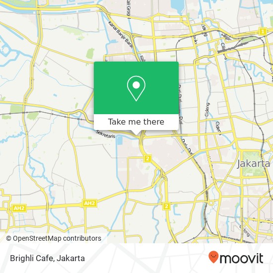 Brighli Cafe, Jalan Daan Mogot Grogol Petamburan 11460 map