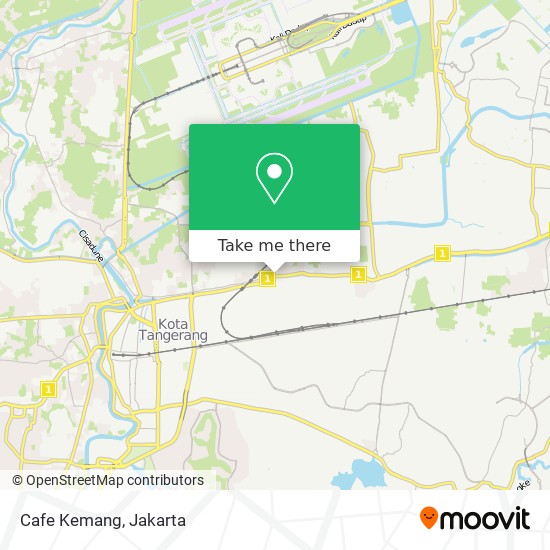 Cafe Kemang map