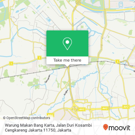 Warung Makan Bang Karta, Jalan Duri Kosambi Cengkareng Jakarta 11750 map