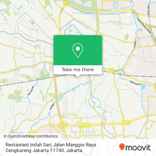 Restaurant Indah Sari, Jalan Manggis Raya Cengkareng Jakarta 11740 map