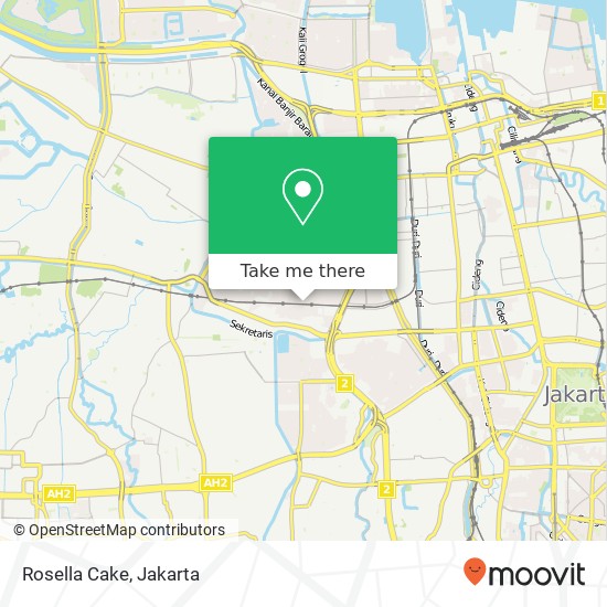 Rosella Cake, Jalan Hadiah 1 Grogol Petamburan Jakarta 11460 map