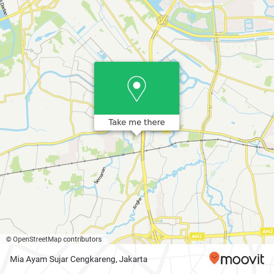 Mia Ayam Sujar Cengkareng, Indonesia map