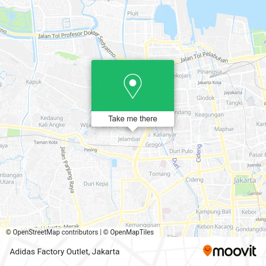 Adidas Factory Outlet map
