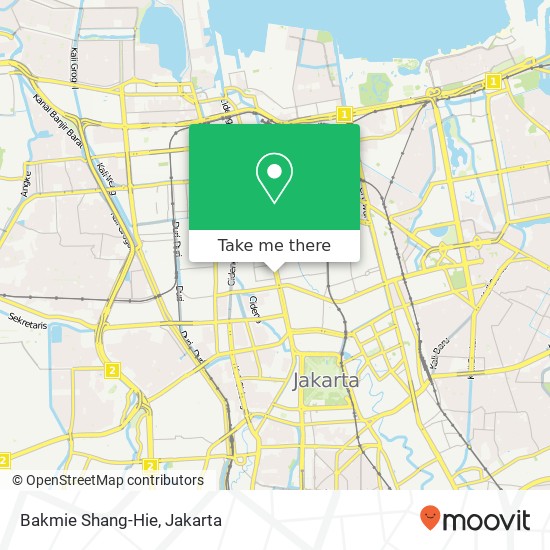 Bakmie Shang-Hie, Tamansari Jakarta Barat 11140 map