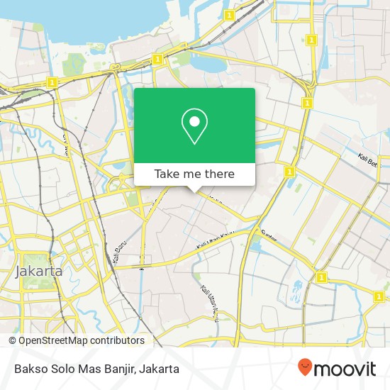 Bakso Solo Mas Banjir, Jalan Serdang Baru 2 Kemayoran Jakarta 10650 map