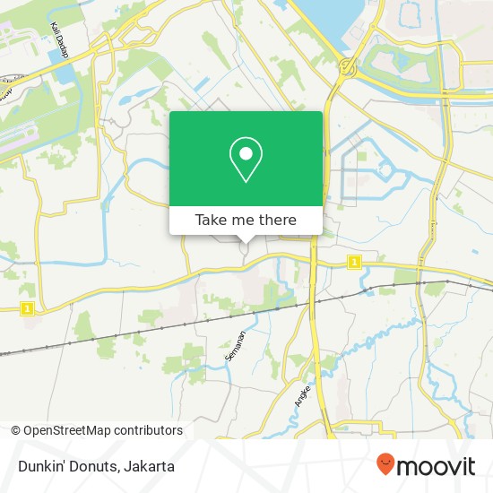 Dunkin' Donuts, Kalideres Jakarta 11840 map