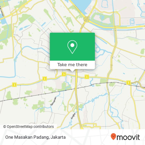 One Masakan Padang map