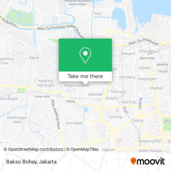 Bakso Bohay map