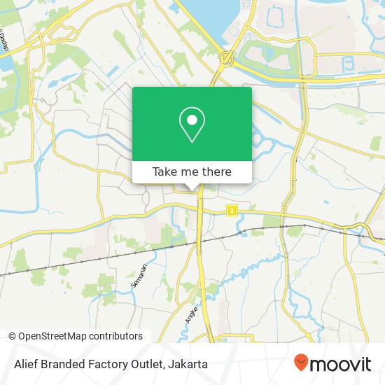 Alief Branded Factory Outlet, Jalan Utama Raya Cengkareng Jakarta 11730 map