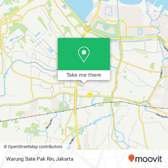 Warung Sate Pak Rin, Jalan Nurul Amal Cengkareng Jakarta 11730 map