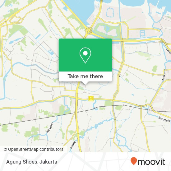 Agung Shoes, Jalan Nurul Amal Cengkareng Jakarta 11730 map