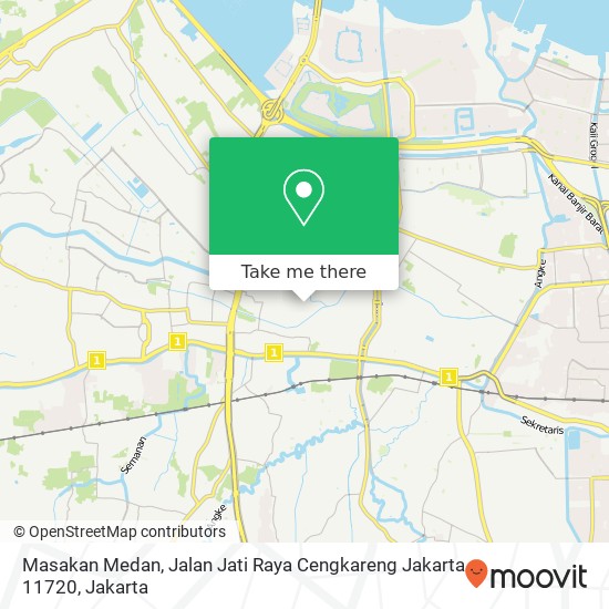 Masakan Medan, Jalan Jati Raya Cengkareng Jakarta 11720 map