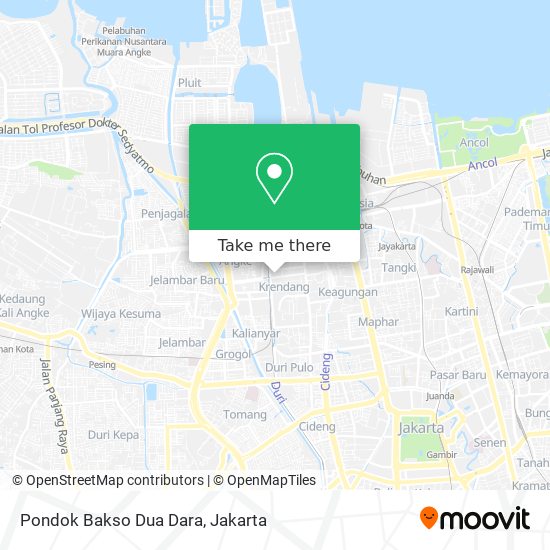 Pondok Bakso Dua Dara map