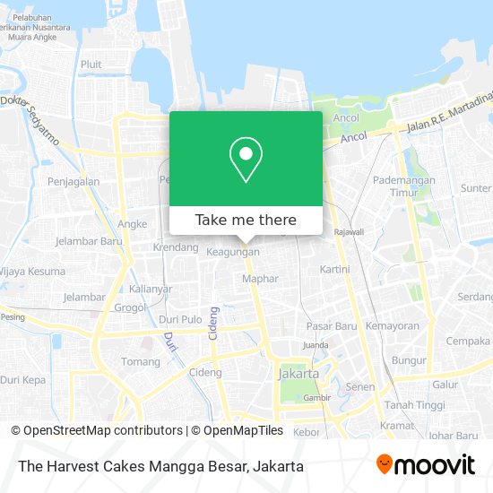 The Harvest Cakes Mangga Besar map