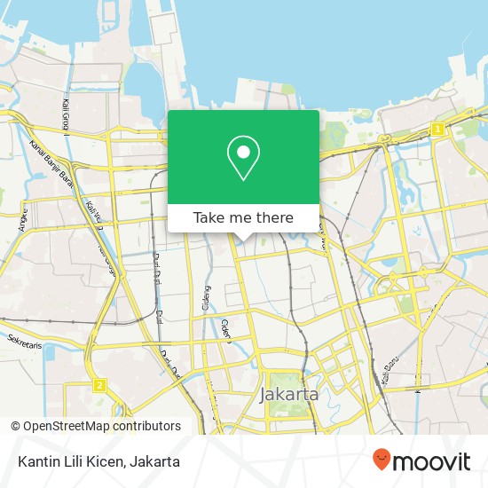 Kantin Lili Kicen, Jalan Labu Tamansari Jakarta Barat 11180 map