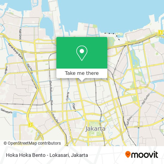 Hoka Hoka Bento - Lokasari map