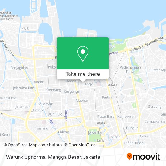 Warunk Upnormal Mangga Besar map