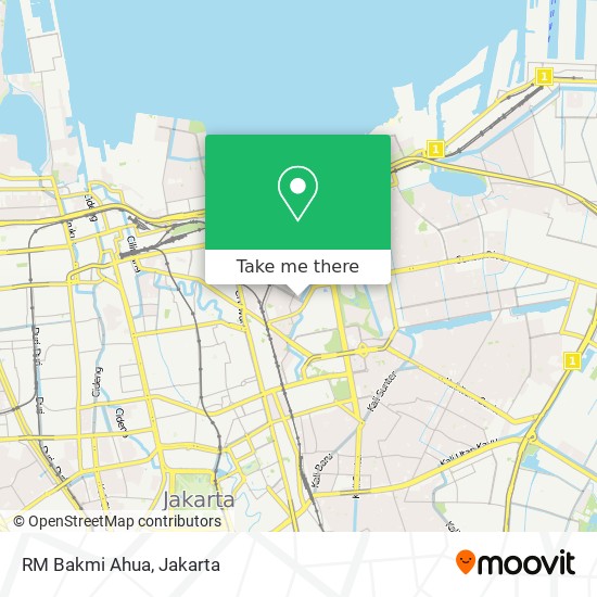 RM Bakmi Ahua map