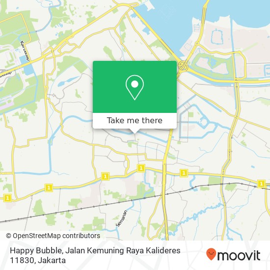 Happy Bubble, Jalan Kemuning Raya Kalideres 11830 map