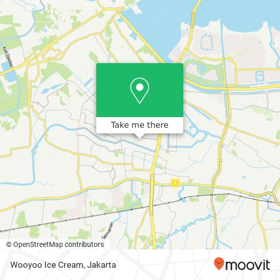 Wooyoo Ice Cream, Blok D Cengkareng Jakarta Barat 11730 map