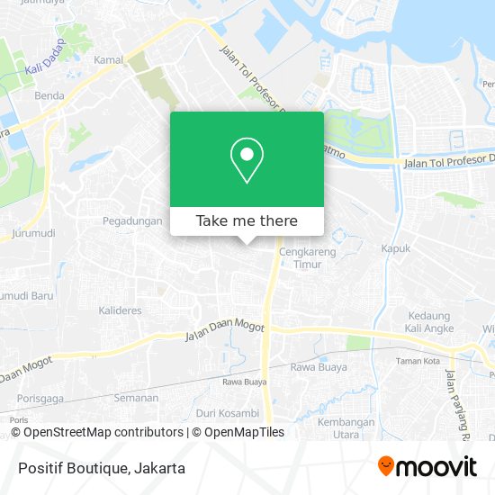 Positif Boutique map