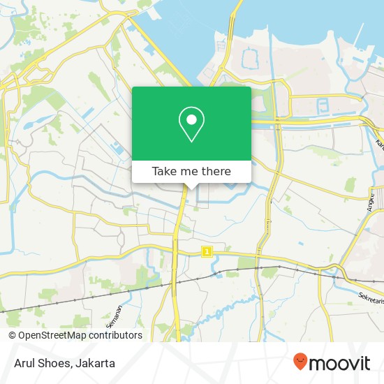 Arul Shoes, Cengkareng Jakarta Barat 11730 map