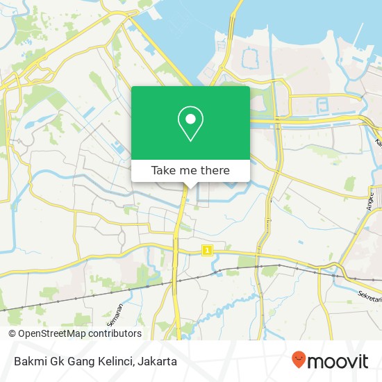 Bakmi Gk Gang Kelinci, Cengkareng Jakarta Barat 11730 map