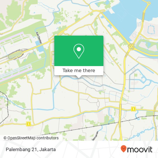 Palembang 21, Jalan Kerinduan Kalideres Jakarta 11830 map