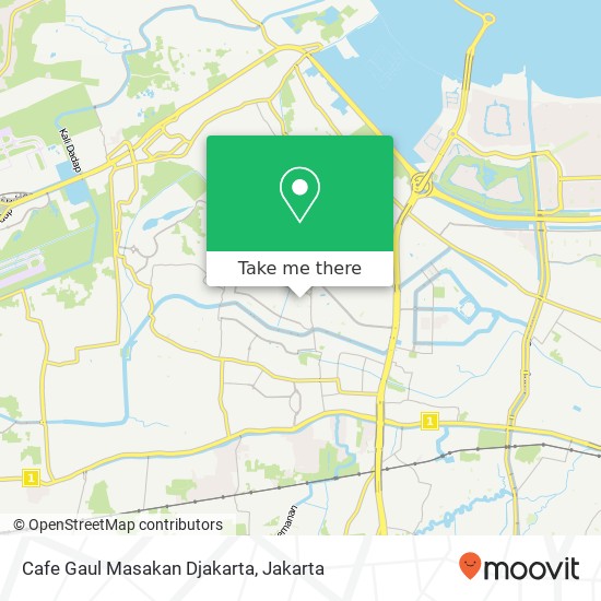 Cafe Gaul Masakan Djakarta, Jalan Taman Surya Utama Kalideres Jakarta 11830 map