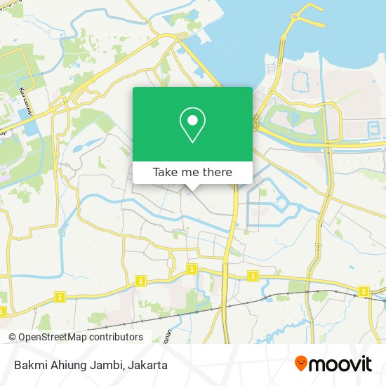 Bakmi Ahiung Jambi map