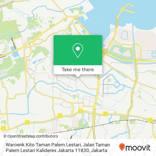 Waroenk Kito Taman Palem Lestari, Jalan Taman Palem Lestari Kalideres Jakarta 11830 map