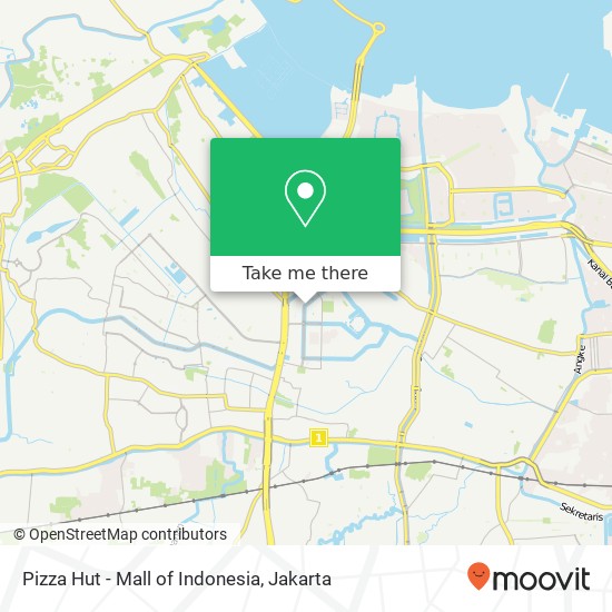 Pizza Hut - Mall of Indonesia, Jalan Boulevard Raya Cengkareng Jakarta Barat 11730 map