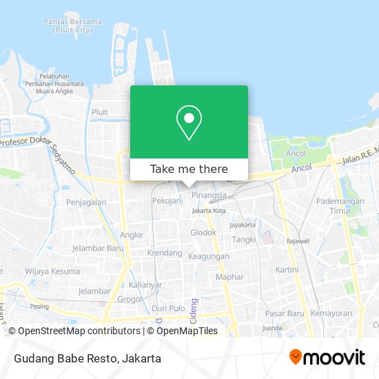 Gudang Babe Resto map