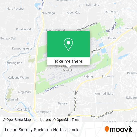 Leeloo Siomay-Soekarno-Hatta map
