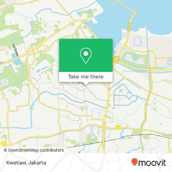 Kwetiaw, Kalideres Jakarta map